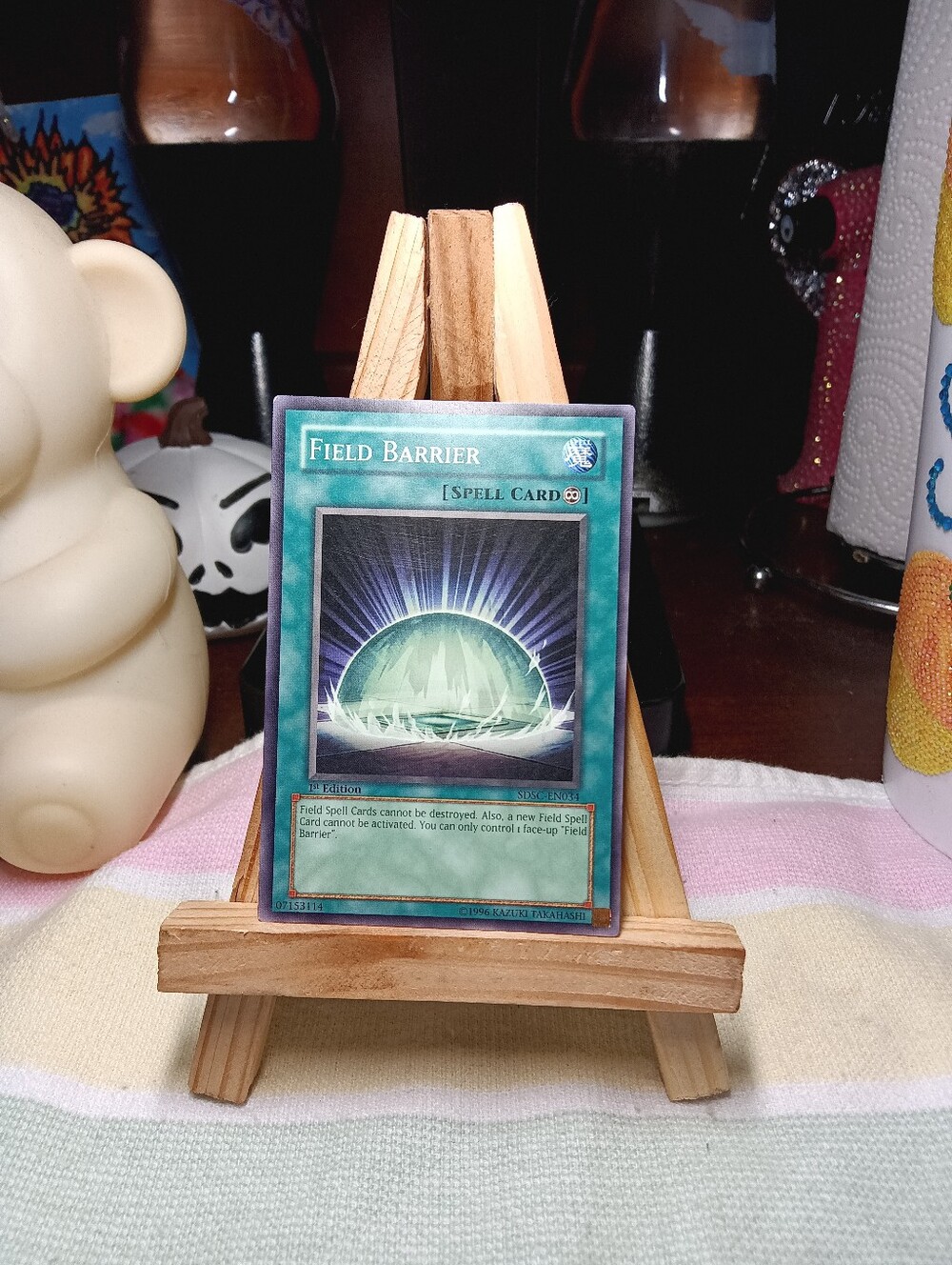 Field Barrier 1st Edition SDSC-EN034 Yu-Gi-Oh 1996 Edition